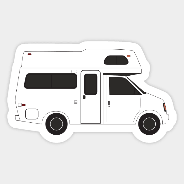 tiger xl camper Sticker by LeapDaze